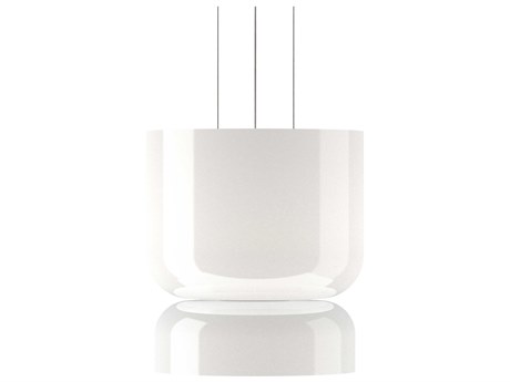 Pablo Totem Up and Down 2-Light Opal White Geometric Pendant