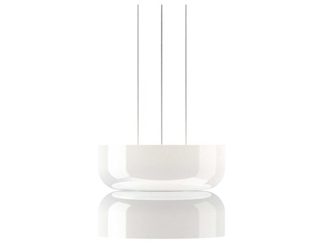 Pablo Totem Up and Down 2-Light Opal White Geometric Mini Pendant