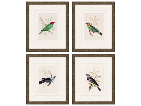 Paragon Animals On Perch-II Wall Art Set of 4