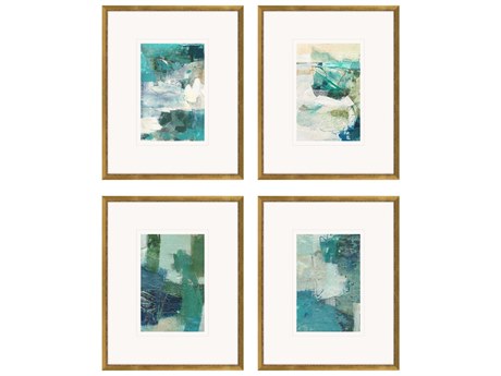 Paragon Abstract Terrene Abstract Wall Art Set of 4