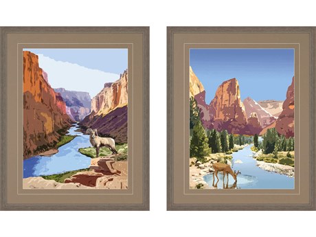 Paragon Landscapes National Parks-I Wall Art Set of 2
