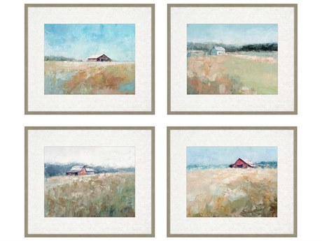 Paragon Scenic Top of the Hill Wall Art Set of 4