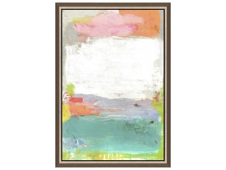 Paragon Abstract Lagoon Canvas Wall Art