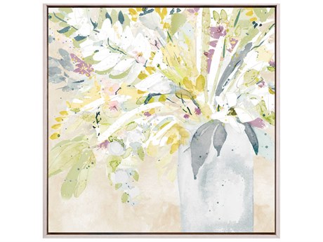 Paragon Florals Soft Floral Burst-II Canvas Wall Art