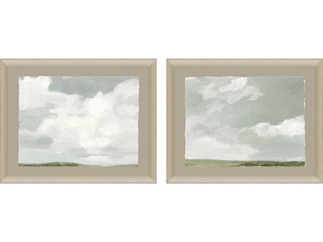 Paragon Landscapes Gray Stone Sky-I Wall Art Set of 2