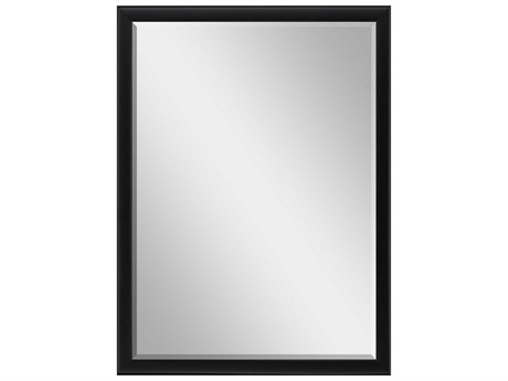 Paragon Black Rectangular Wall Mirror