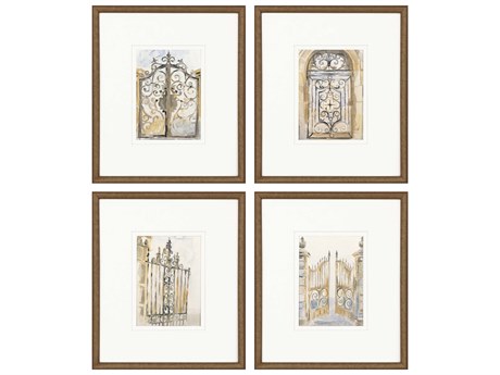 Paragon Architectural Gates Wall Art Set of 4
