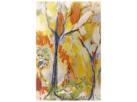 Paragon Florals Marigold Path Wood Wall Art