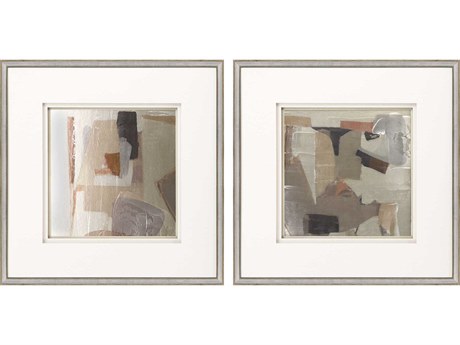 Paragon Silver Shadows-II Framed Prints Set of 2