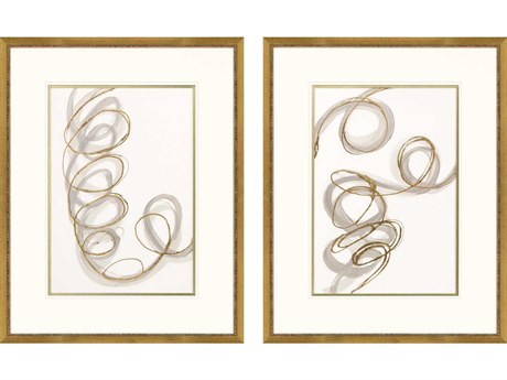 Paragon Geometrics Radiant Spiral-I Wall Art Set of 2