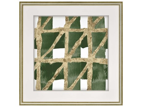 Paragon Abstract Green Geoforma-III Wall Art
