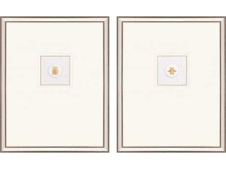 Paragon Animals Black Insect Intaglio-I Wall Art Set of 2