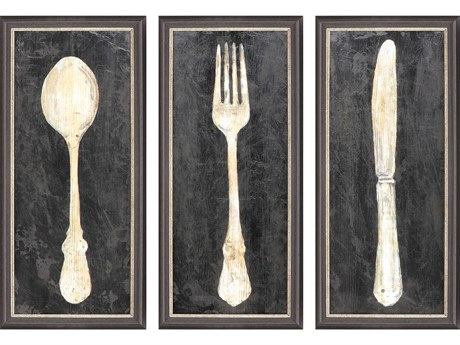 Paragon Culinary Setting the Table Wall Art Set of 3