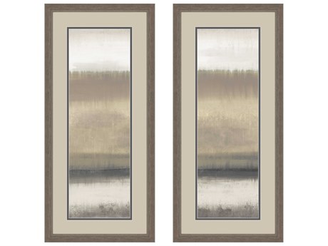Paragon Neutral Sandbar Panel Wall Art Set of 2