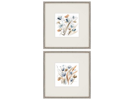 Paragon Coastal Blooms Wall Art Set of 2