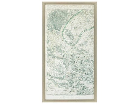 Paragon Vintage Plan of Paris-I Wall Art