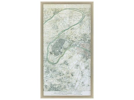 Paragon Vintage Plan of Paris-II Wall Art