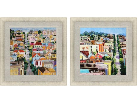 Paragon Architectural City Color Wall Art Set of 2