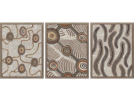 Paragon Geometrics Huzi-I Wall Art Set of 3
