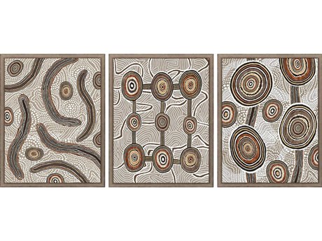 Paragon Geometrics Huzi-II Wall Art Set of 3