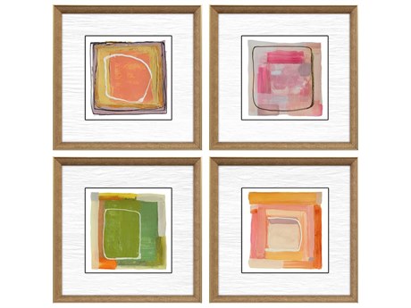 Paragon Geometrics Bold Gesture Wall Art Set of 4