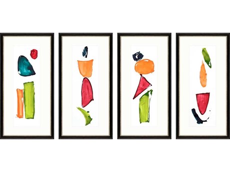 Paragon Abstract Organic Elements Wall Art Set of 4