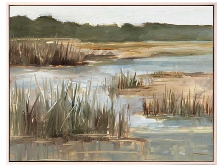 Paragon Waterside Wetland Grasses-I Canvas Wall Art