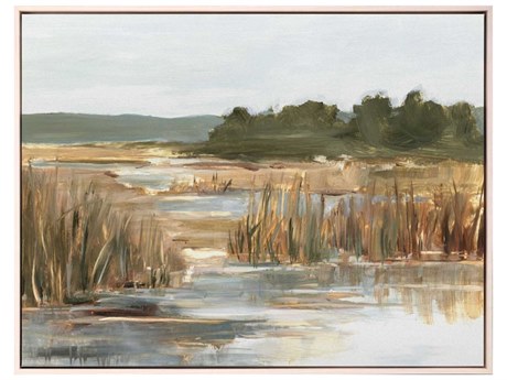 Paragon Waterside Wetland Grasses-II Canvas Wall Art