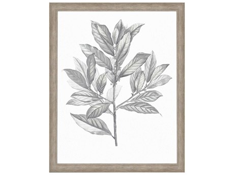 Paragon Silvered Leaves-III Wall Art
