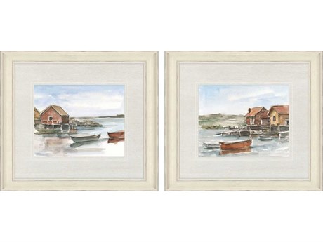 Paragon Rustic Lake House Wall Art Set of 2