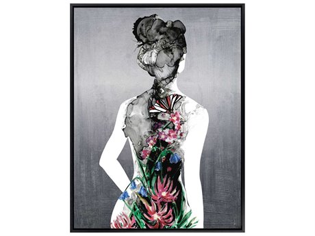 Paragon Figurative Silhouette in Bloom-I Canvas Wall Art