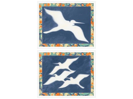 Paragon Animals Egrets - Flight Wall Art Set of 2