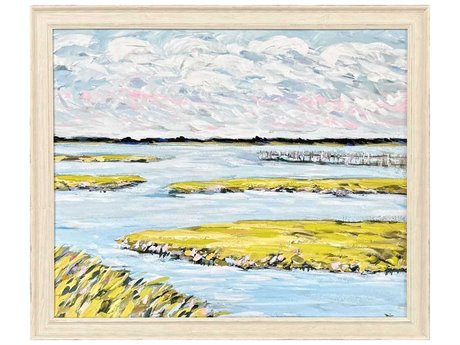 Paragon Waterside Dusky Marsh Wall Art Set of 2