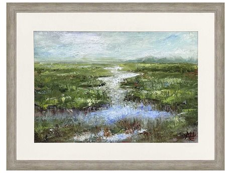 Paragon Waterside Rainy Day Marsh Wall Art