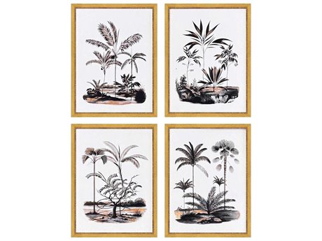 Paragon Waterside Exotic Terrain Wall Art Set of 4