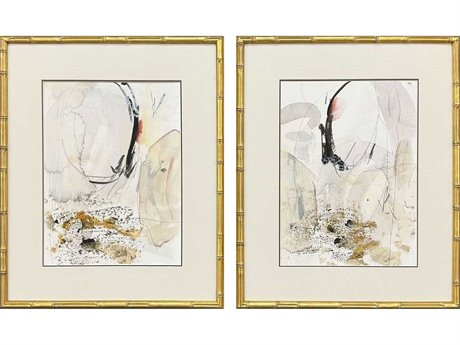 Paragon Abstract Sands and Sediments Wall Art Set of 2