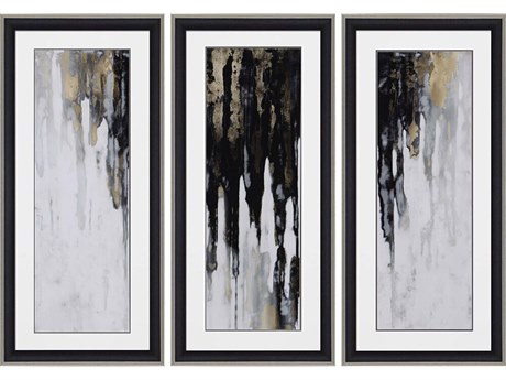 Paragon Abstract Neutral Space-II Wall Art Set of 3