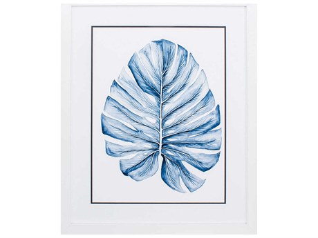 Paragon Waterside Indigo Tropical Leaf-I Wall Art
