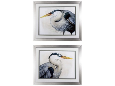 Paragon Waterside Blue Hunter Wall Art Set of 2
