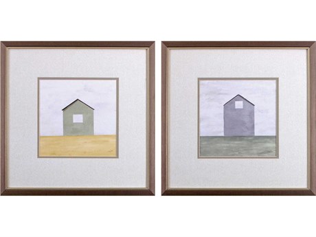 Paragon Farmhouse Rural Simplicity Wall Art Set of 2