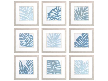 Paragon Waterside Spa Palms Wall Art Set of 9