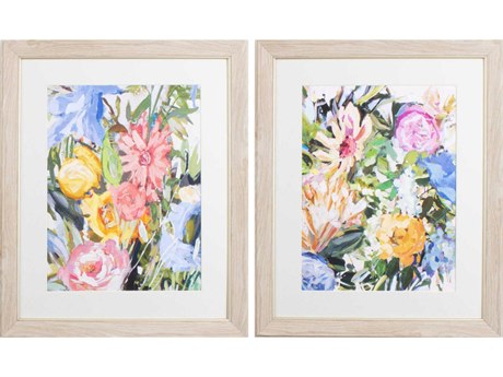 Paragon Florals Flora Botanic Wall Art Set of 2