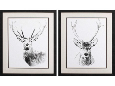 Paragon Animals Wilderness Stare Wall Art Set of 2