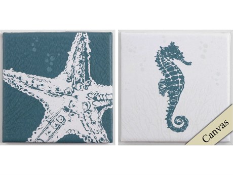 Paragon Waterside Seaside Style-A Canvas Wall Art Set of 2