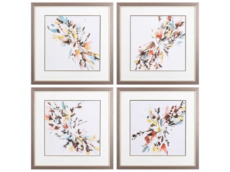 Paragon Florals Harvest Bouquet Wall Art Set of 4