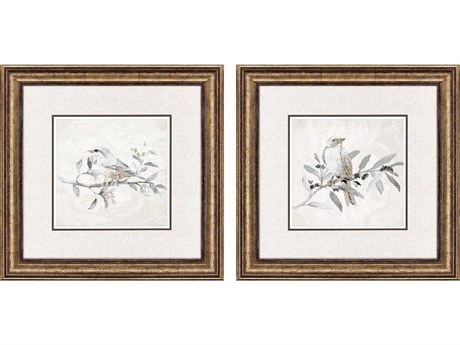 Paragon Animals Botanical Bird Wall Art Set of 2