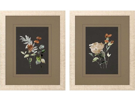 Paragon Florals Elegant Wildflowers Wall Art Set of 2