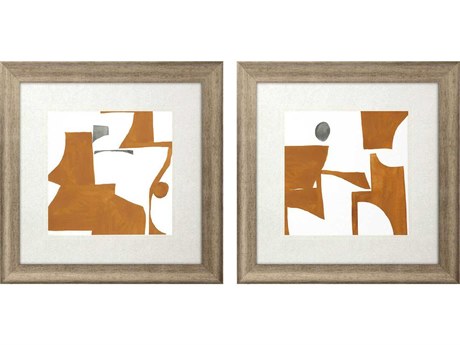 Paragon Abstract Forecast Wall Art Set of 2
