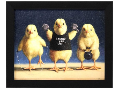 Paragon Animals Cardio Chicks Wall Art