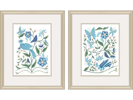 Paragon Florals Garden in Bloom Wall Art Set of 2